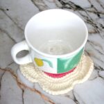 Flower Knitted Cotton Coaster Cotton Flower Coasters