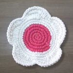 Flower Knitted Cotton Coaster Cotton Flower Coasters