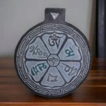 Mantra Mandala Stone Hanging Mantra Stone Hanging
