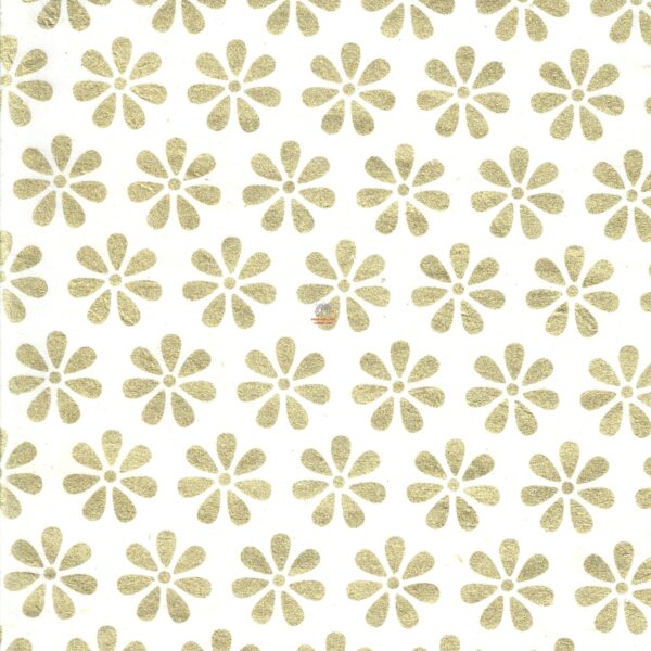 Wrapping Paper Golden Flower