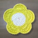 Yellow Flower Cotton Coaster