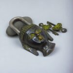 Tibetan Buddha Head Doorlock Buddhist Door Padlock