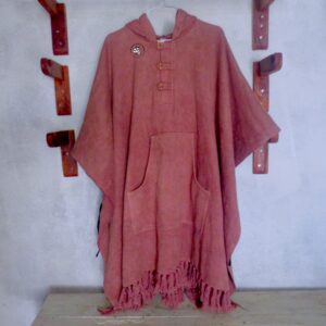 Himalayan Brushed Cotton Poncho