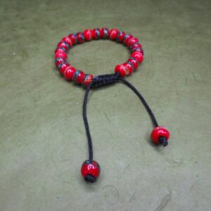 Red Bone Wrist Mala