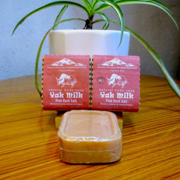 Himalayan Yak Milk Pink Rock Salt Soap