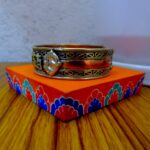Filigree Mantra Copper Bracelet