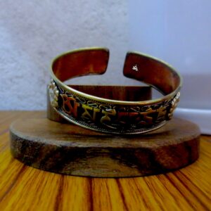 Filigree Mantra Copper Bracelet