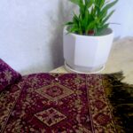 Nepali Jacquard Flower Woolen Shawl
