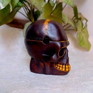 Resin Skull Ashtray
