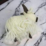 Wool Felt Baby Yak Doll