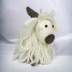 Wool Felt Baby Yak Doll