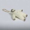 Wool Felt Yeti Toy Ornament
