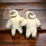 Wool Felt Yeti Toy Ornament