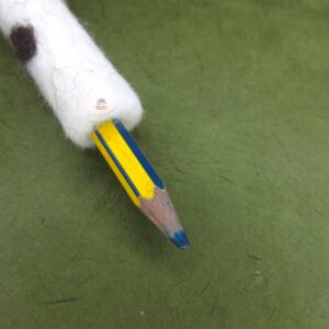 Woo Felted Cow Pencil Puppet Toy
