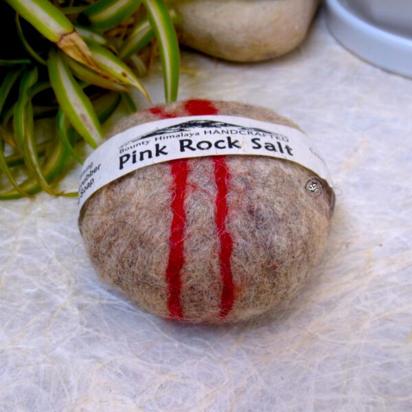 Bounty Himalaya Felted Pink Rock Salt Soap