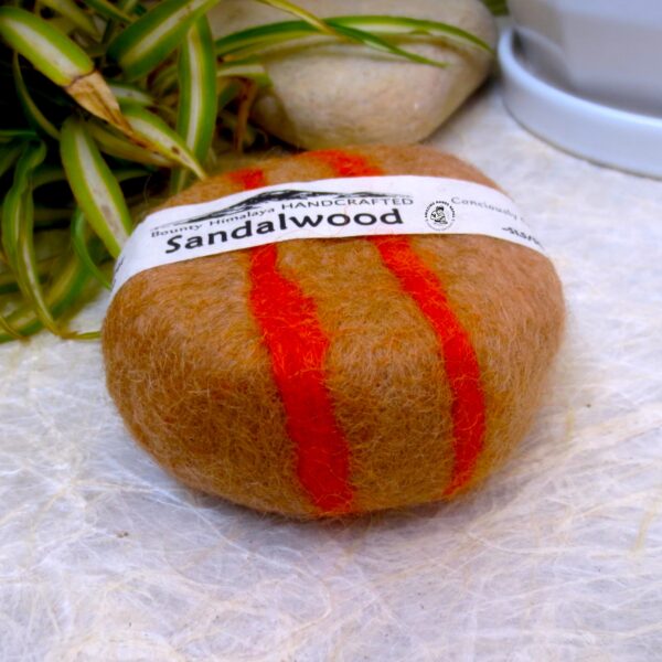 Bounty Himalaya Felted Sandalwood Himalayan Soap