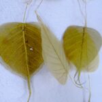 Nepali Golden Bodhi Leaves Garland