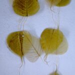 Nepali Golden Bodhi Leaves Garland