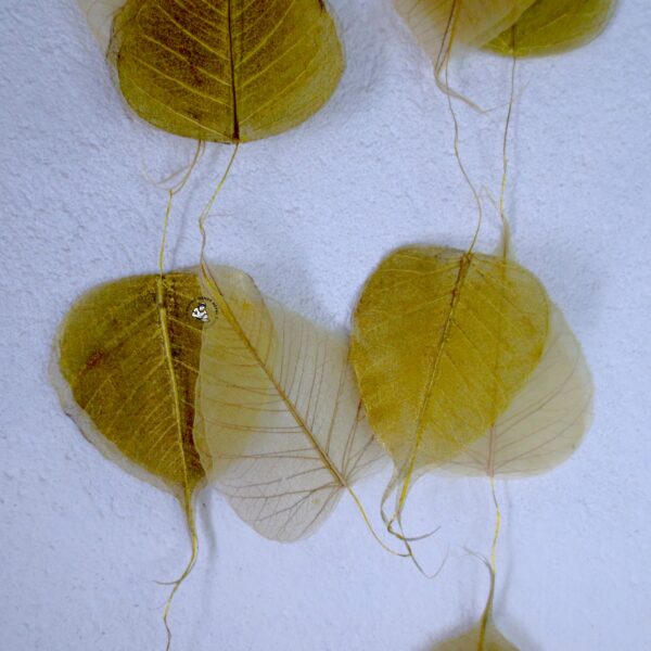 Nepali Golden Bodhi Leaves Garland
