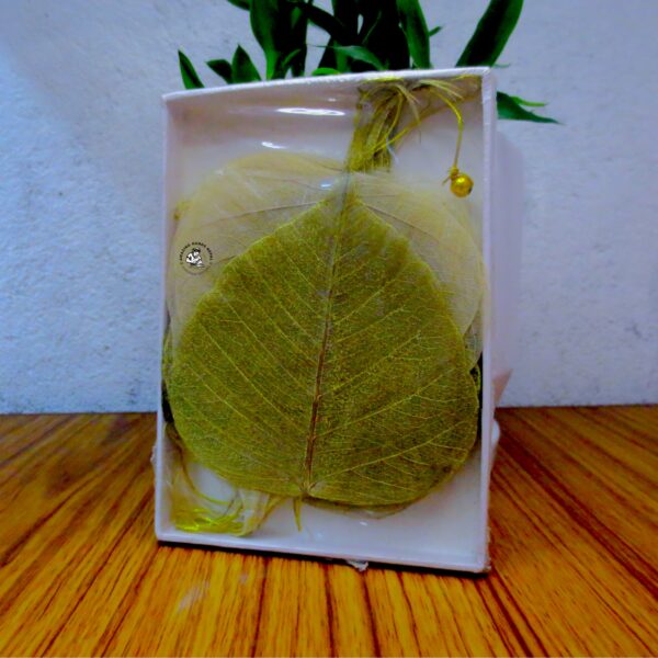 Nepali Golden Bodhi Leaves Garland