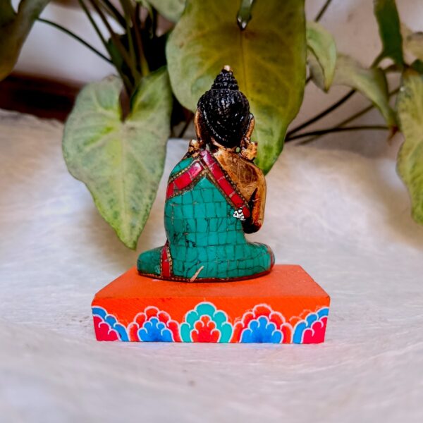 Handmade Meditating Buddha Brass Statue