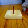 Natural Lotus Flower Square Incense Holder