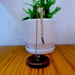 Wooden Natural Round Incense Holder