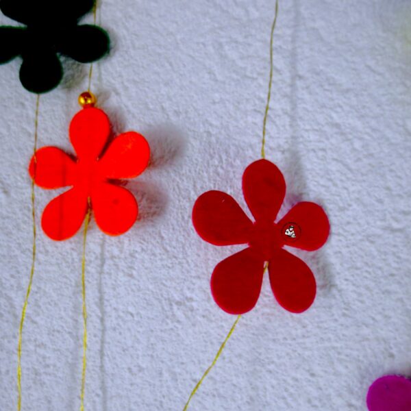 Nepali Colorful Flower Paper Garland