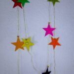 Paper Garland - Colorful Stars Nepali Colorful Stars Paper Garland