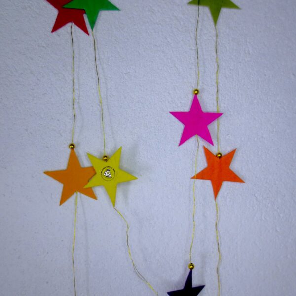 Nepali Colorful Stars Paper Garland