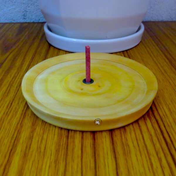Tibetan Wooden Plate Incense Holder