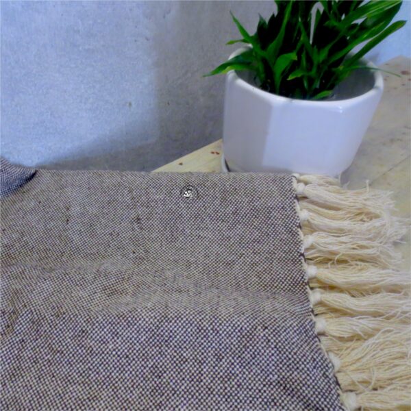 Nepali Snake Dotted Cotton Throw