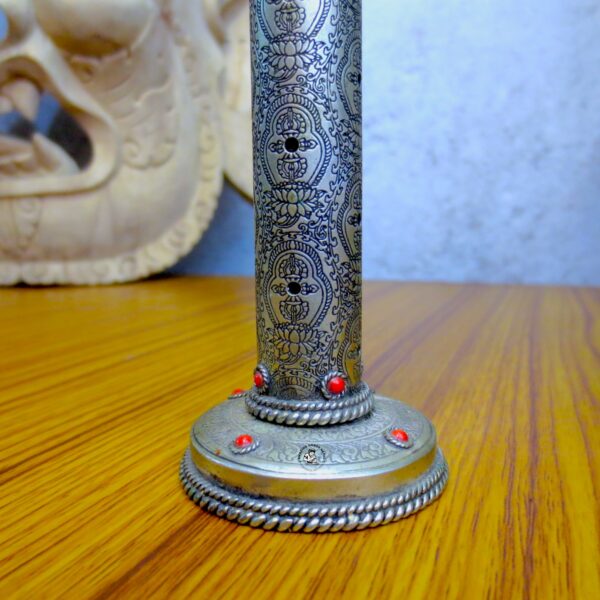 Burning Candle Design Incense Holder