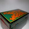 Ancient Symbolic Tibetan Wooden Jewelry Box