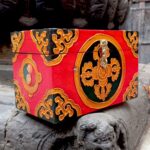 Buddhist Vajra Tibetan Jewelry Wooden Box