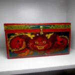 Tibetan Chepu Painted Wooden Jewelry Box
