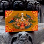 Chepu and Conch Jewelry Box Tibetan Chepu and Conch Jewelry Wooden Box
