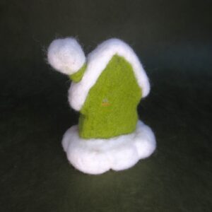 Wool Felted Snowy Christmas House