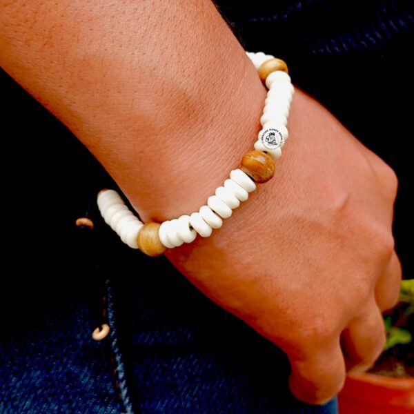 Tibetan Bone Beads Natural Bracelet