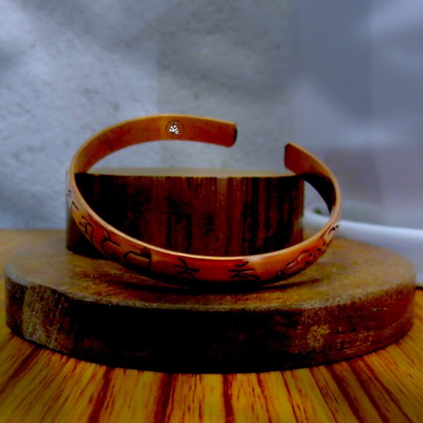 Buddha Mantra Copper Dorje Bracelet