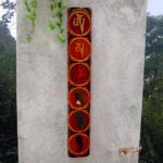Tibetan Buddha Mantra Vertical Décor