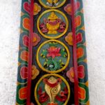 Buddhist Eight Lucky Symbol Wooden Wall Décor