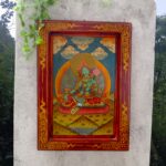 Green Tara Wooden Frame Tibetan Green Tara Wooden Frame