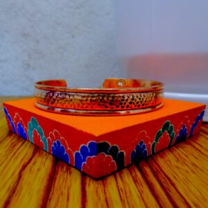 Hammered Copper Cuff Bracelet