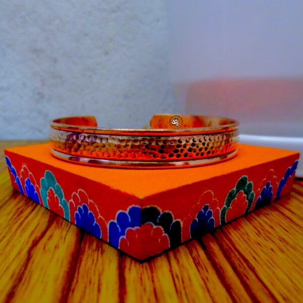 Hammered Copper Cuff Bracelet