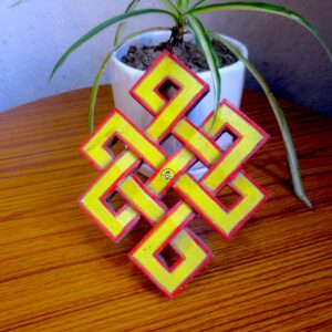 Hand Painted Tibetan Endless Knot