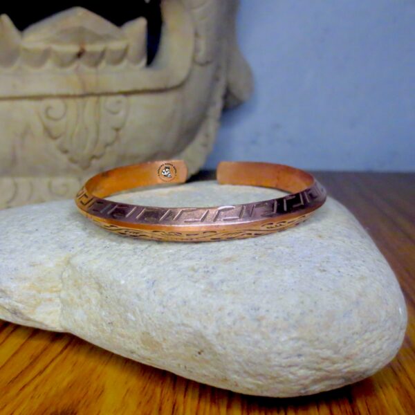 Healing Symbol Carved Bracelet