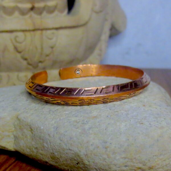 Healing Symbol Carved Bracelet