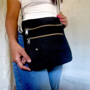 Hemp Colorful Crossbody Passport Bag