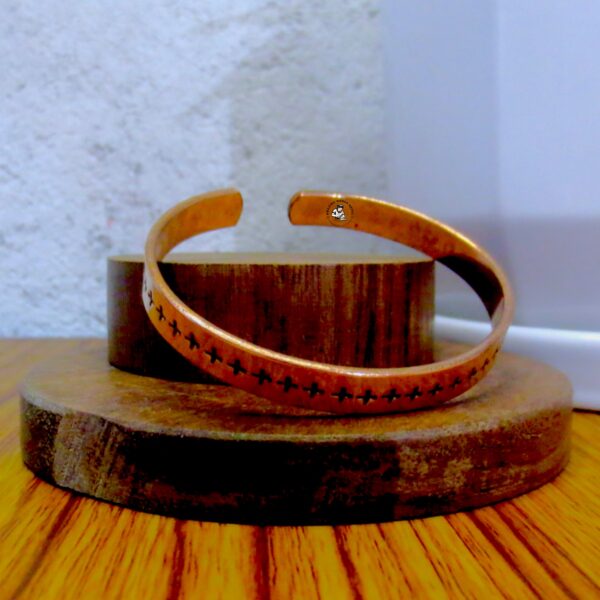 Love Cross Handmade Copper Bracelet